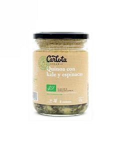 Quinoa con kale y espinacas, Carlota Organic