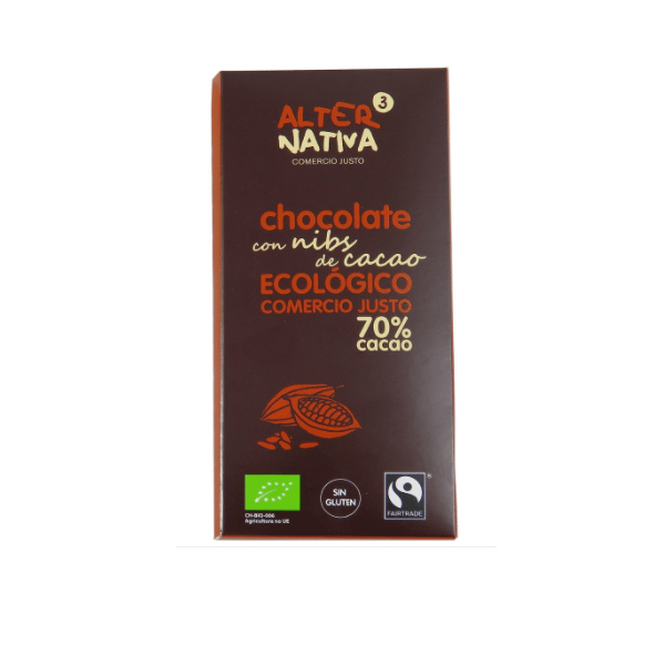 Chocolate 70% con Nibs de Cacao, Alternativa3
