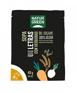 Sopa de Letras con verdura, Natur Green