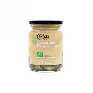 Quinoa con kale y espinacas, Carlota Organic