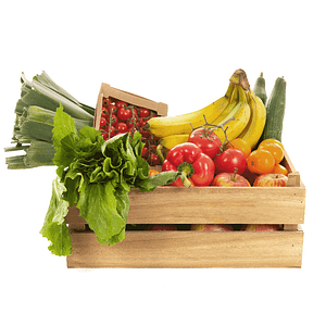 Cesta de Frutas y Verduras (Seleccionable), Frutas y Verduras