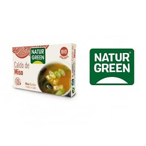Cubos de caldo de miso, Natur Green