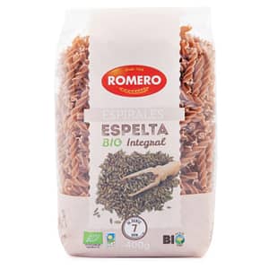 Espirales Espelta (Eco), pastas Alimenticias Romero