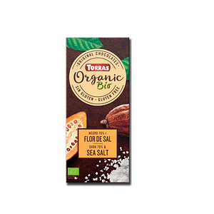 Chocolate 70% cacao "flor de sal" (Eco)