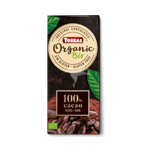 Chocolate negro 100% cacao (Eco), Torras Organic