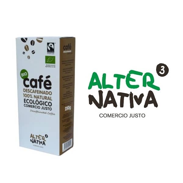 Café descafeinado molido (Eco) (250 gr) - Tienda de Ecooperativas
